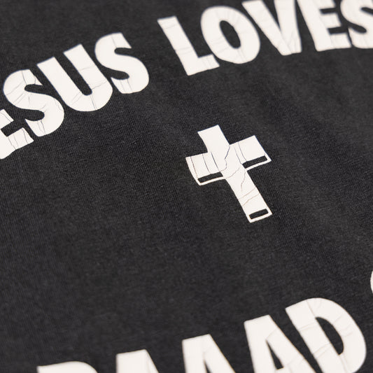 JESUS LOVES BAAAD GYAL Vintage Finish Reworked T-Shirt