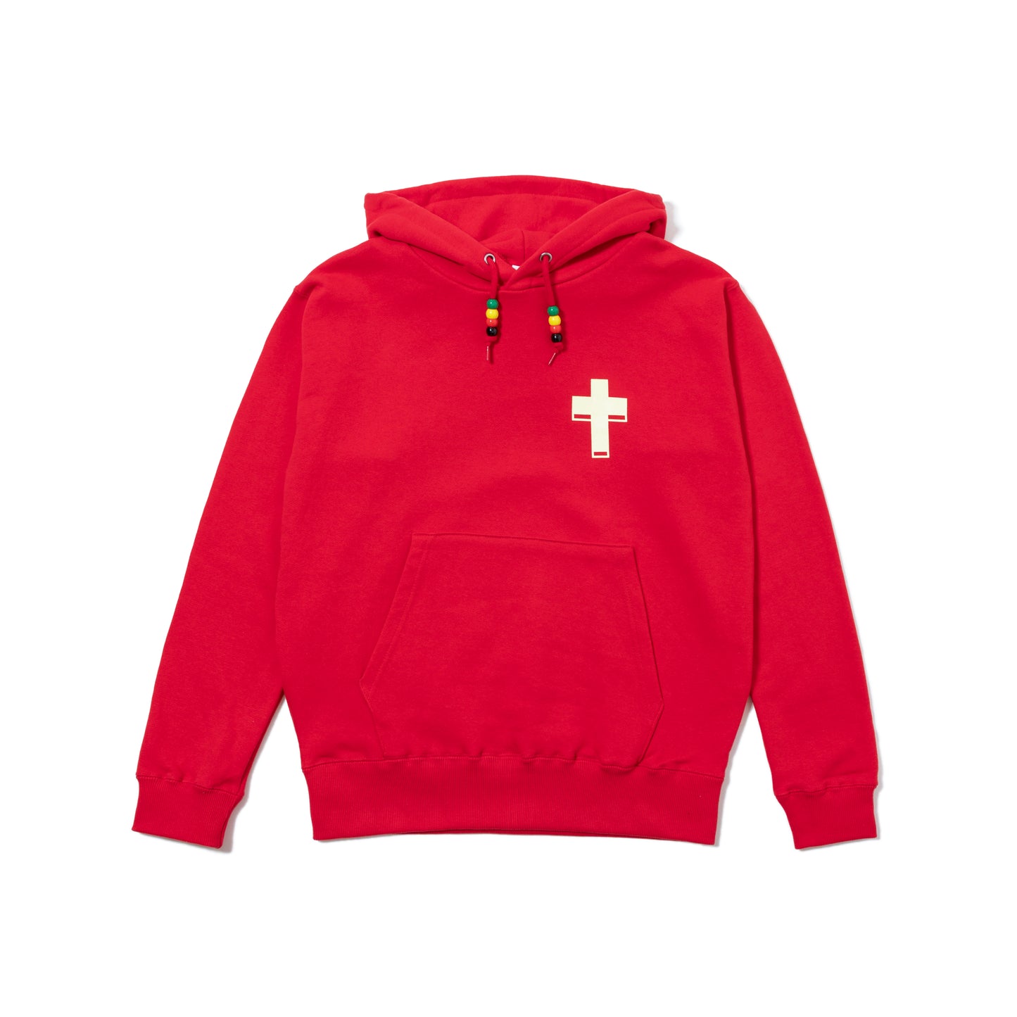 JESUS LOVES BAAAD GYAL HOODIE RED
