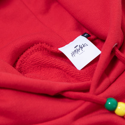 JESUS LOVES BAAAD GYAL HOODIE RED
